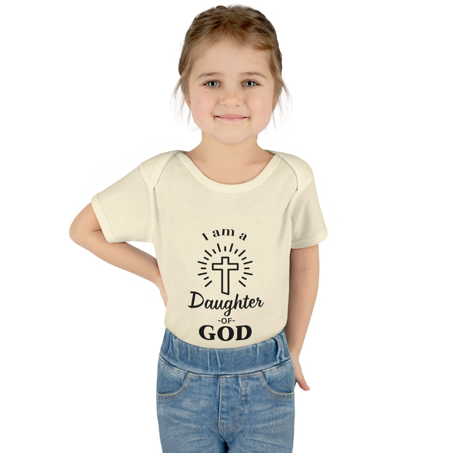 Daughter of God Infant Bodysuit - Cute Religious Baby Outfit