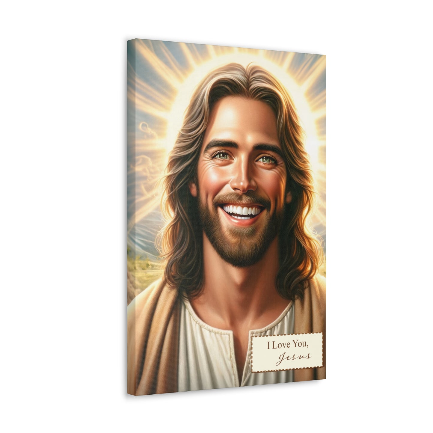 Sacred Love: Beautiful 'Jesus Loves You' Canvas Gallery Wraps