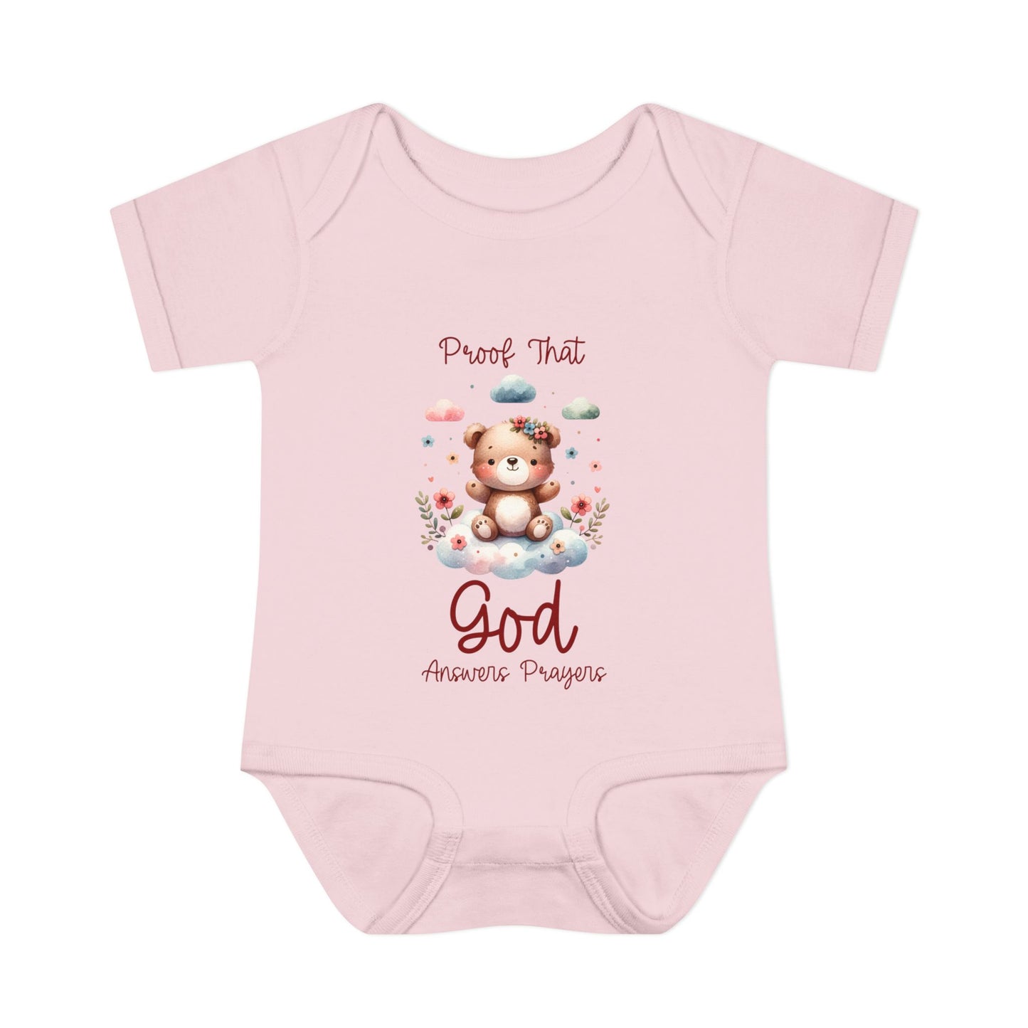 Cute God Prayer Infant and Toddler Bodysuit for Girls- Adorable Baby Onesie for Newborns