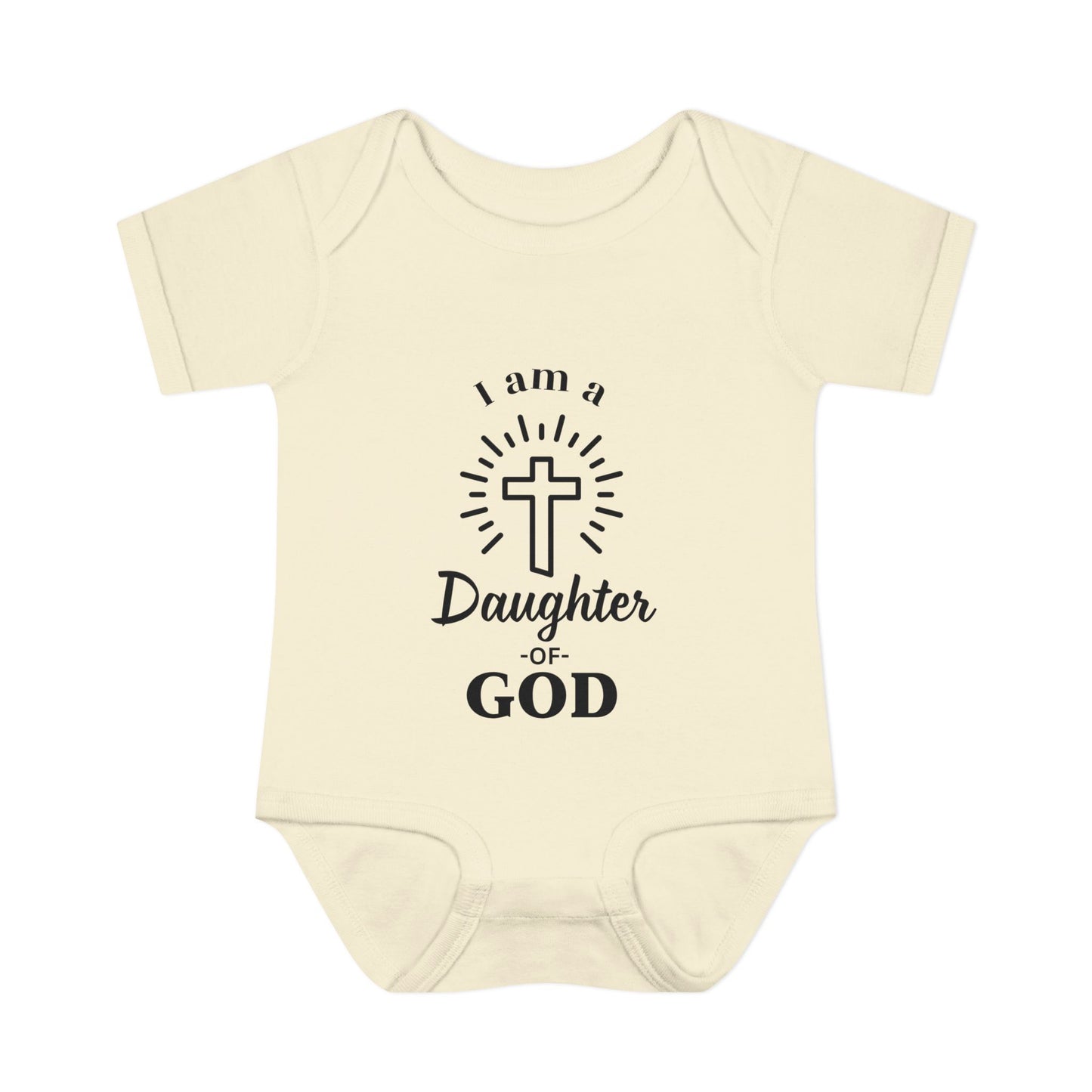 Daughter of God Infant Bodysuit - Cute Religious Baby Outfit