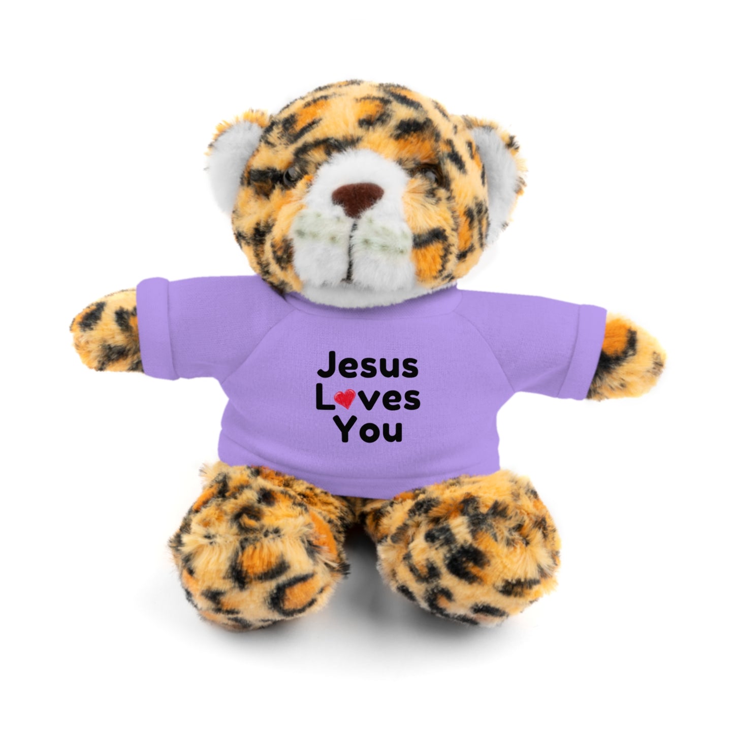 Jesus Loves You Plush Toy with Tee - Faith-inspired Stuffed Animal Gift