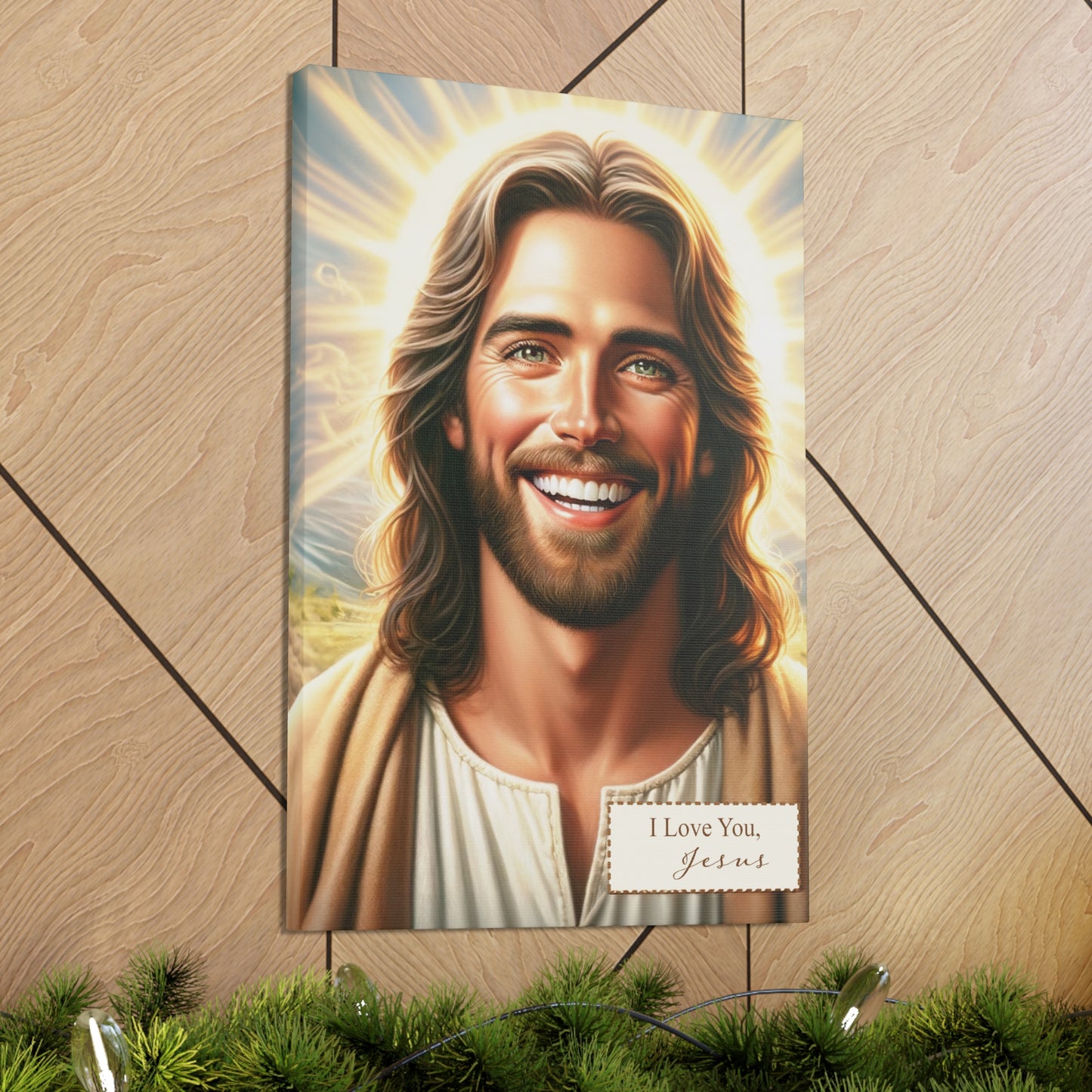 Sacred Love: Beautiful 'Jesus Loves You' Canvas Gallery Wraps