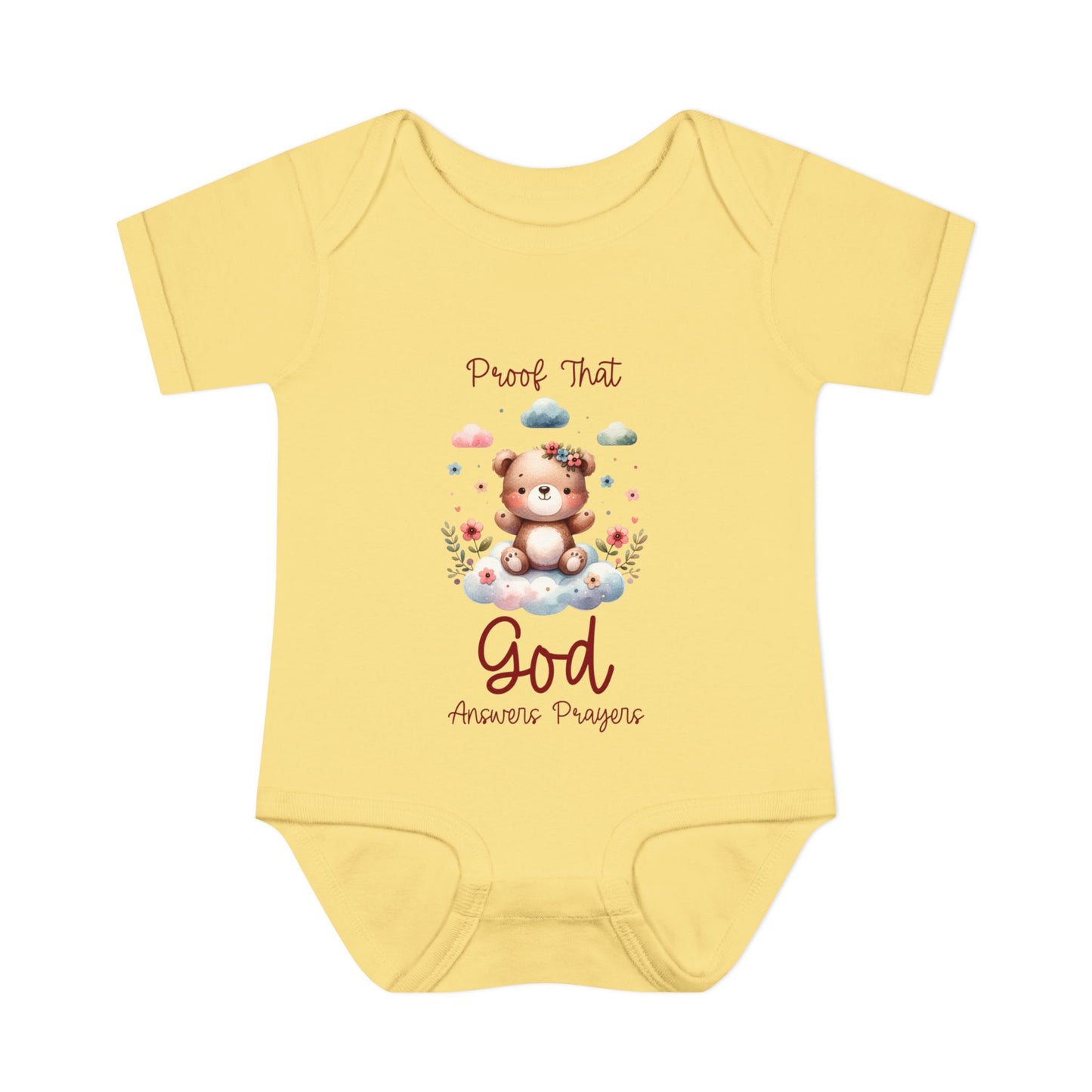 Cute God Prayer Infant and Toddler Bodysuit for Girls- Adorable Baby Onesie for Newborns