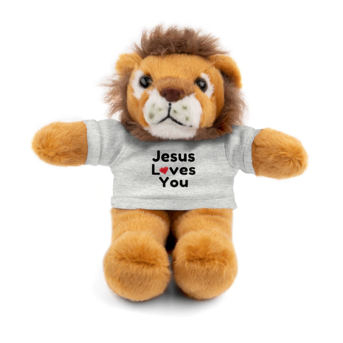 Jesus Loves You Plush Toy with Tee - Faith-inspired Stuffed Animal Gift
