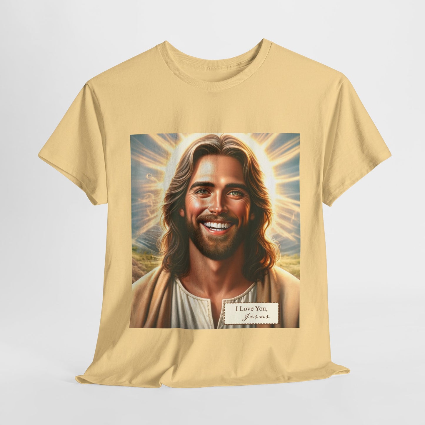 Faith-Inspired Fashion - Jesus Loves You Unisex Heavy Cotton Tee
