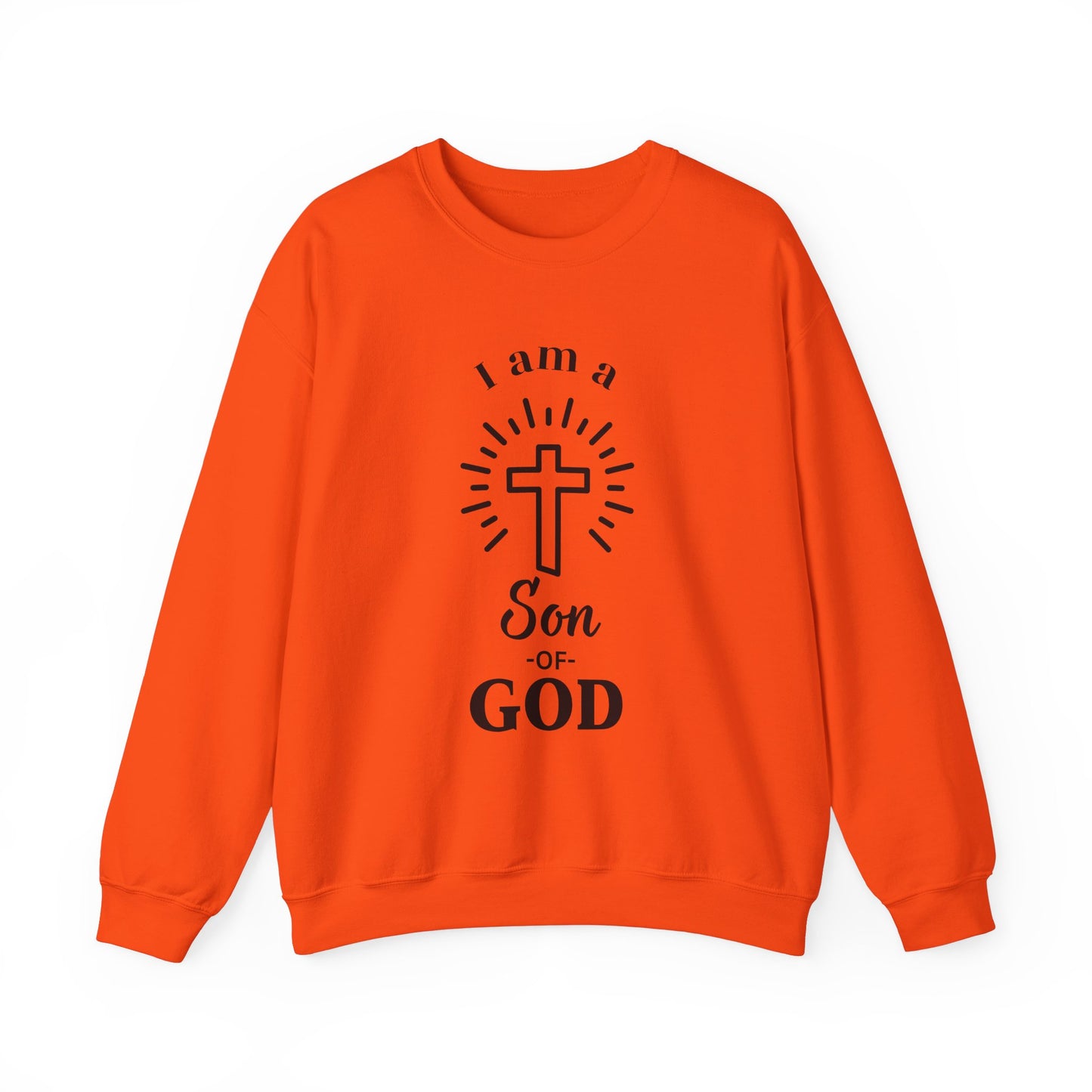 Unisex Christian Crewneck Sweatshirt - "I am a Son of God"