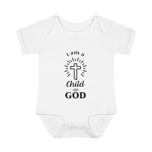 I am a Child of God Infant and Toddler Bodysuit - Faith-Themed Baby Clothes