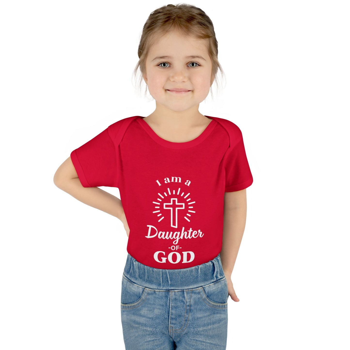 Daughter of God Infant Bodysuit - Cute Religious Baby Outfit