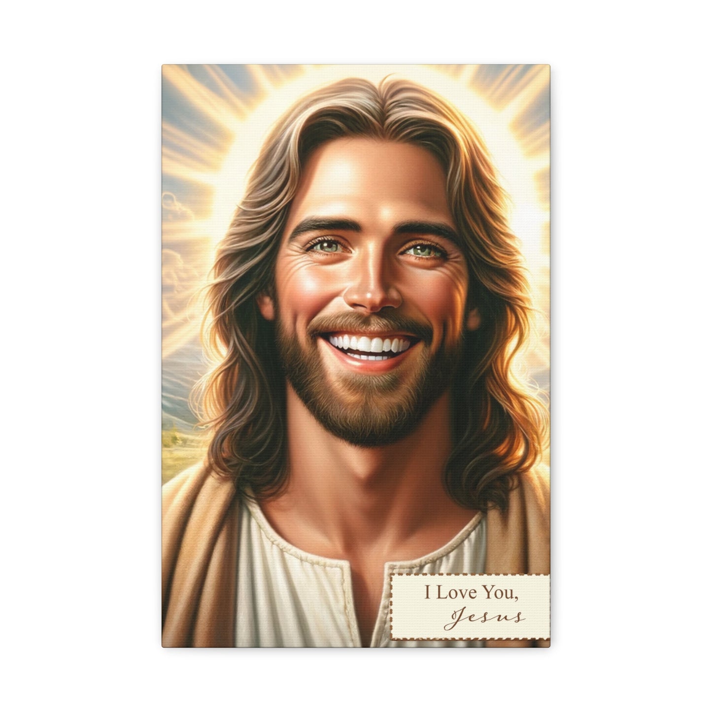 Sacred Love: Beautiful 'Jesus Loves You' Canvas Gallery Wraps