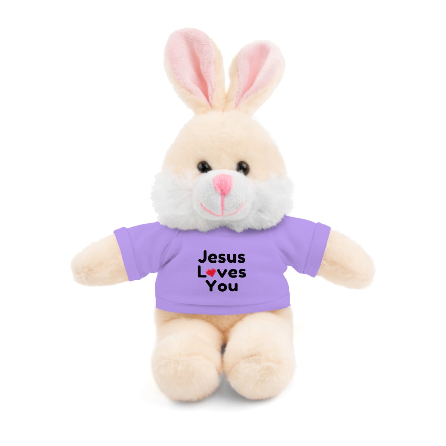 Jesus Loves You Plush Toy with Tee - Faith-inspired Stuffed Animal Gift