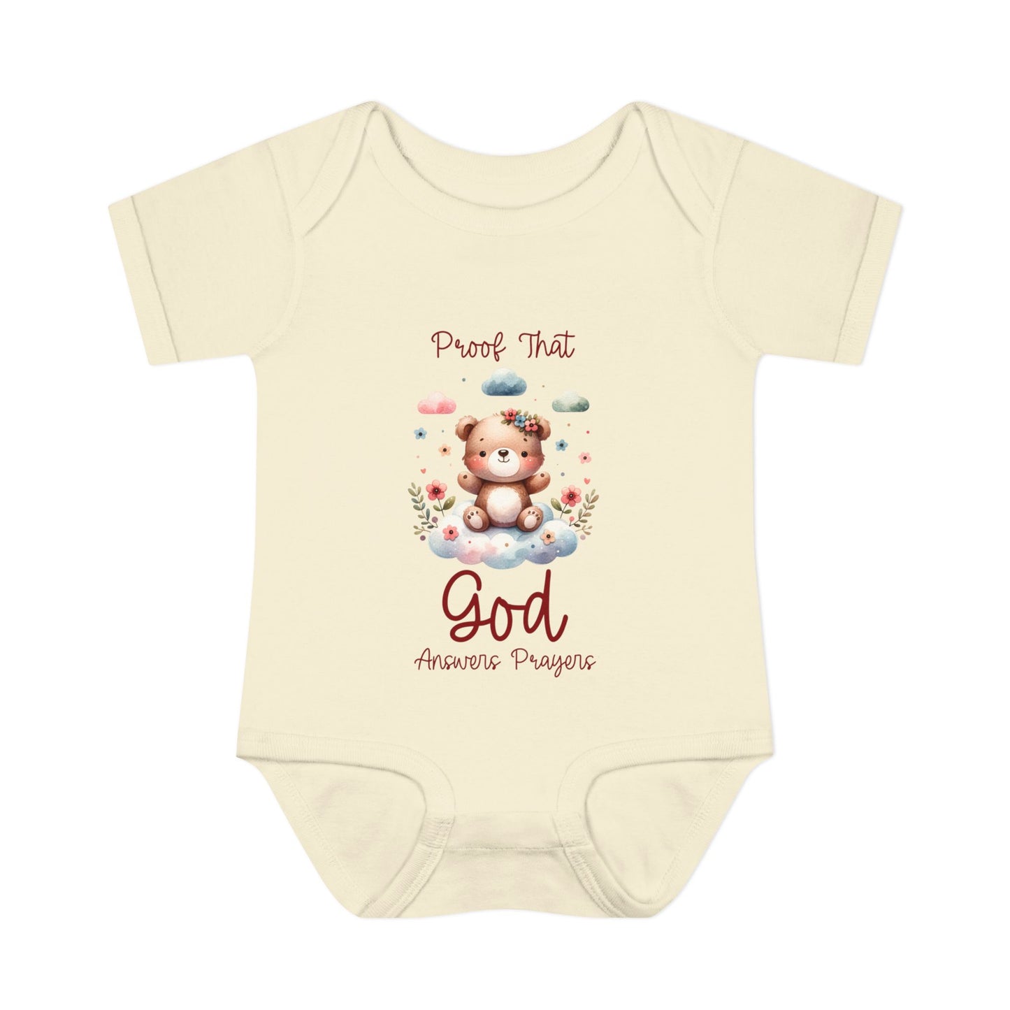 Cute God Prayer Infant and Toddler Bodysuit for Girls- Adorable Baby Onesie for Newborns