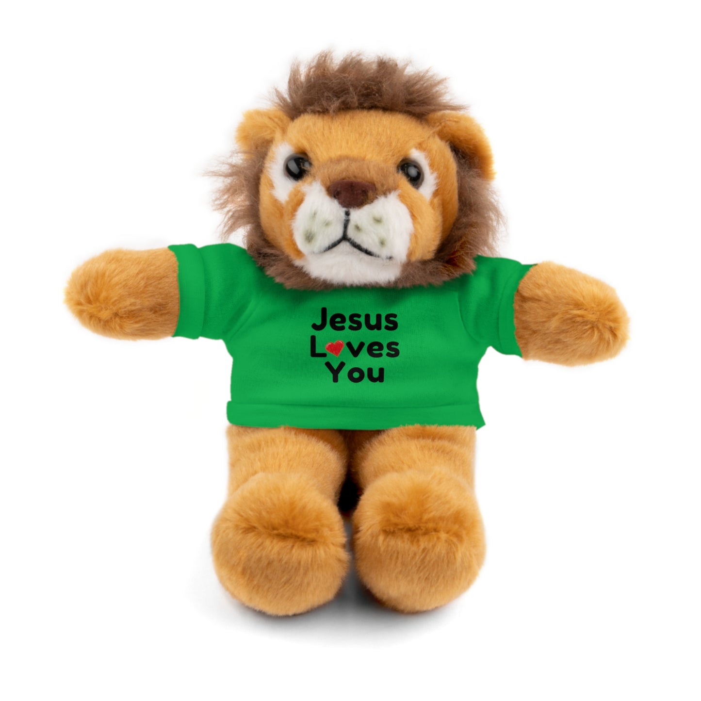 Jesus Loves You Plush Toy with Tee - Faith-inspired Stuffed Animal Gift