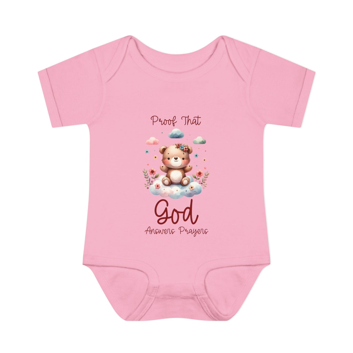 Cute God Prayer Infant and Toddler Bodysuit for Girls- Adorable Baby Onesie for Newborns