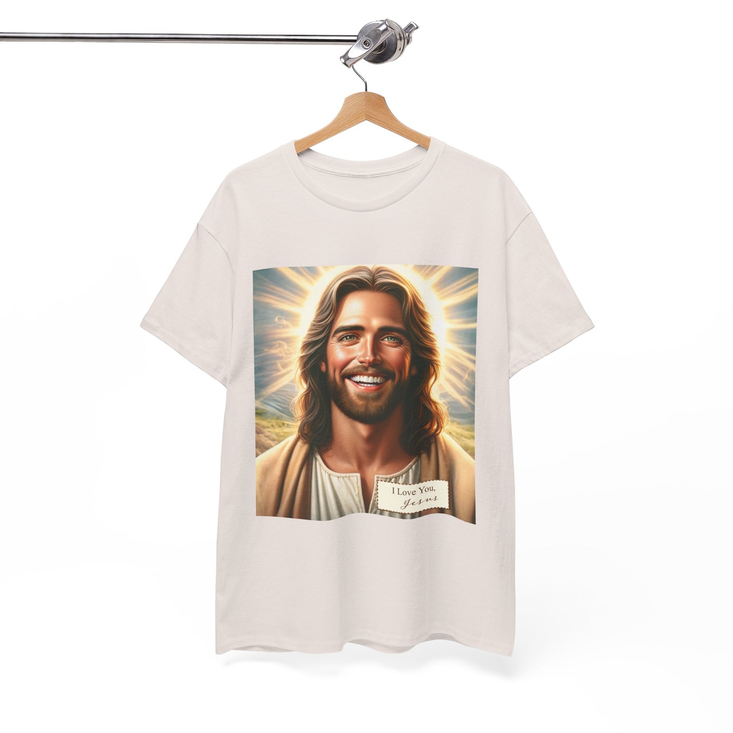 Faith-Inspired Fashion - Jesus Loves You Unisex Heavy Cotton Tee
