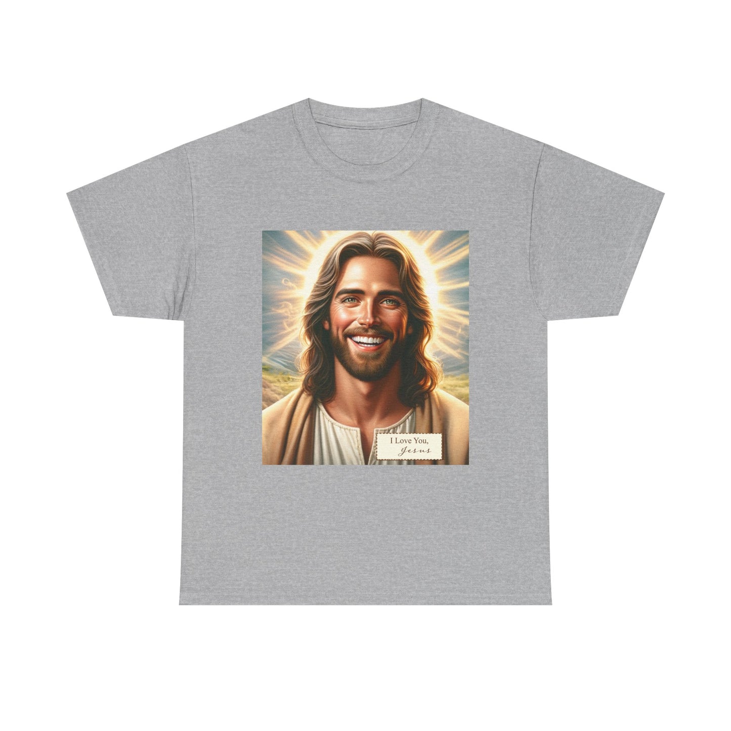 Faith-Inspired Fashion - Jesus Loves You Unisex Heavy Cotton Tee