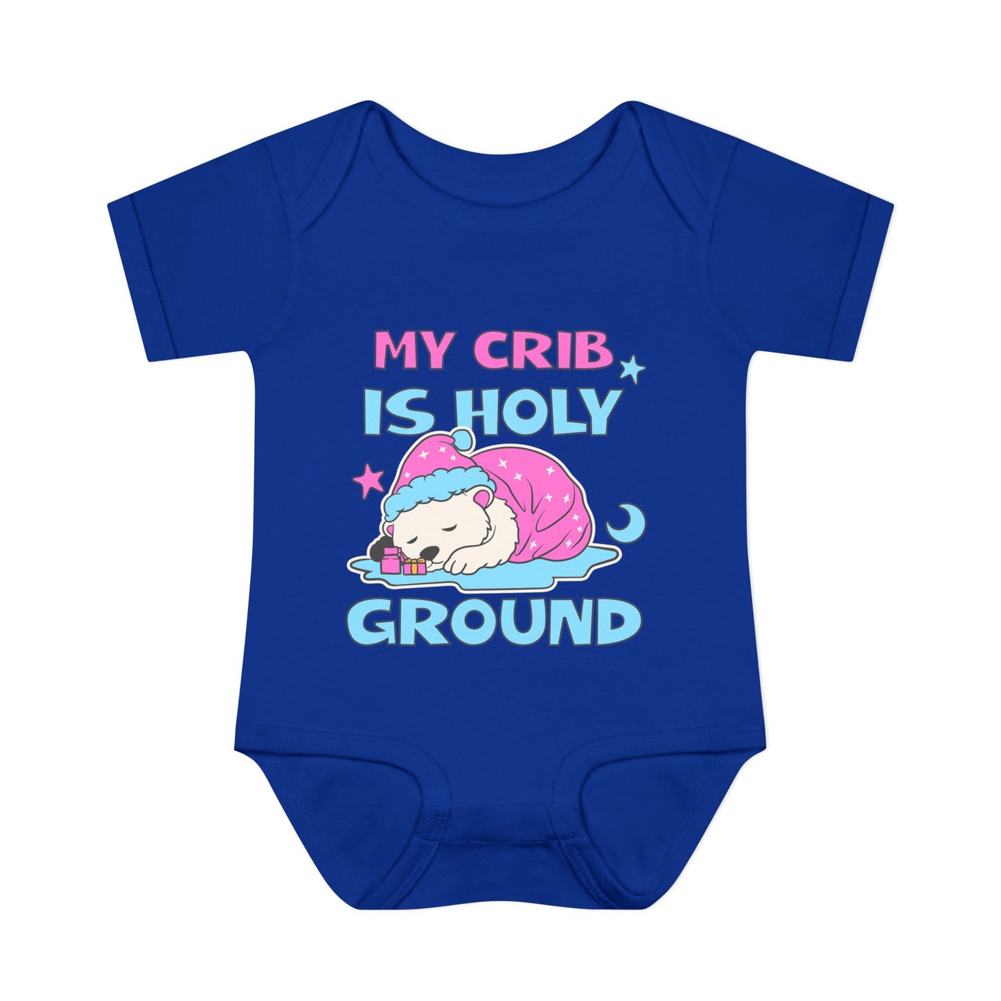 My Crib Is Holy Ground Baby Bodysuit - Cute Infant Apparel for Newborns