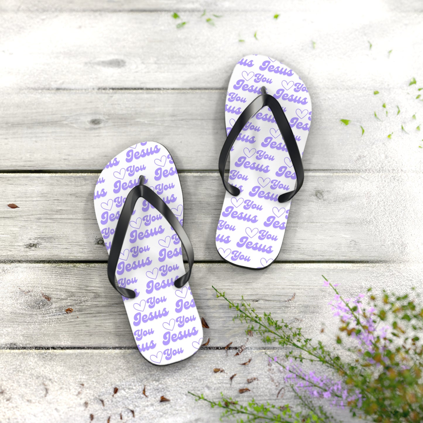 Step into Faith and Style – 'Love You Jesus' Summer Sandals for Women