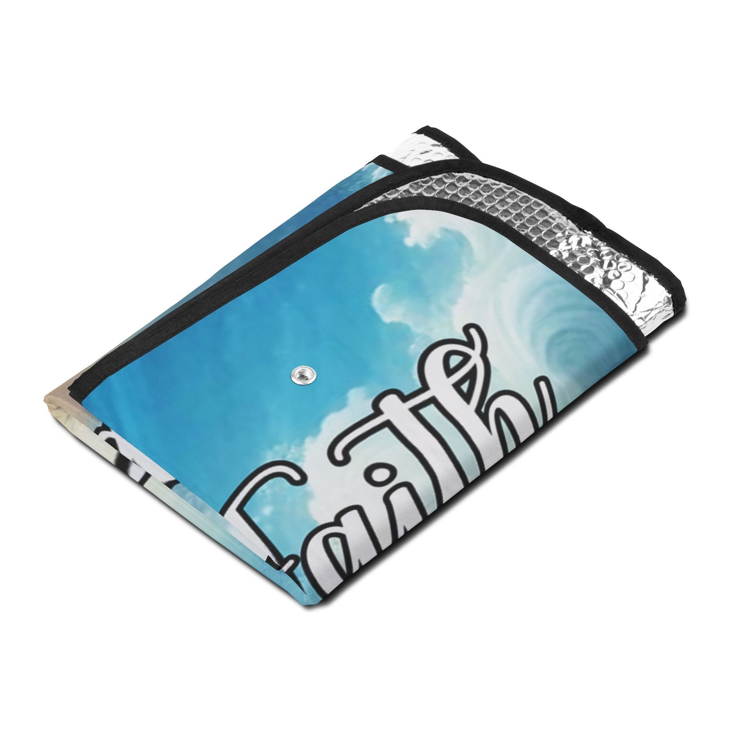 "Making Waves in Faith" Car Sun Shade Design
