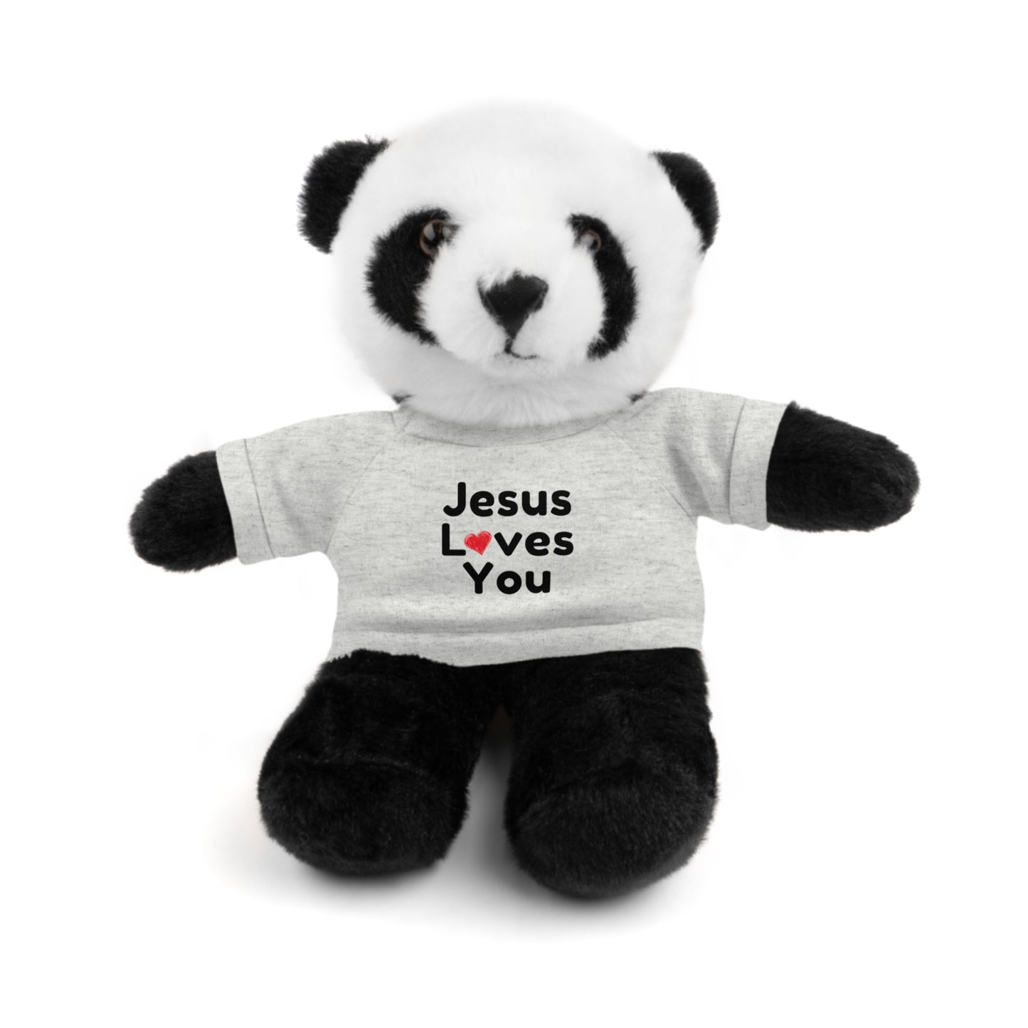 Jesus Loves You Plush Toy with Tee - Faith-inspired Stuffed Animal Gift