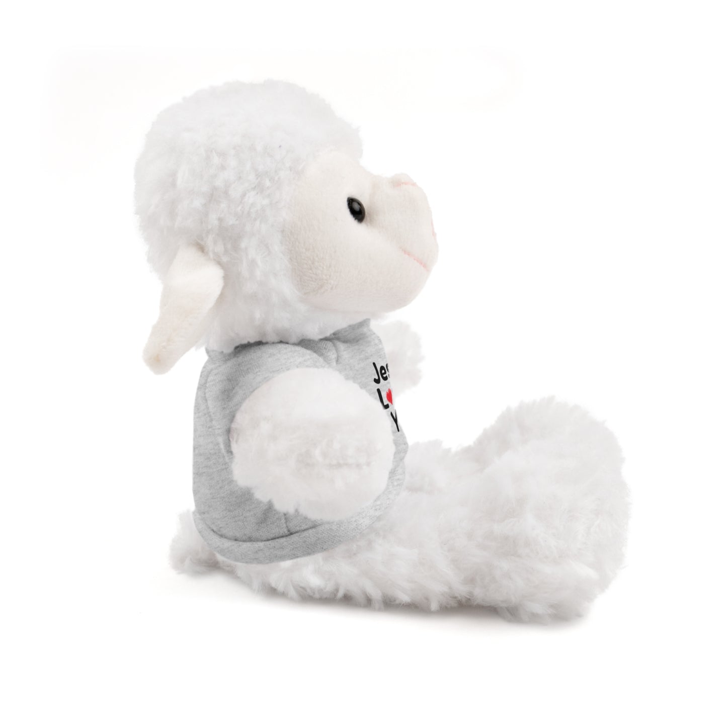 Jesus Loves You Plush Toy with Tee - Faith-inspired Stuffed Animal Gift