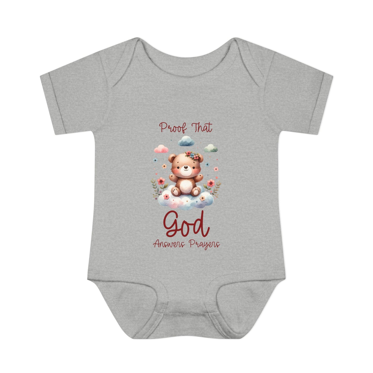 Cute God Prayer Infant and Toddler Bodysuit for Girls- Adorable Baby Onesie for Newborns