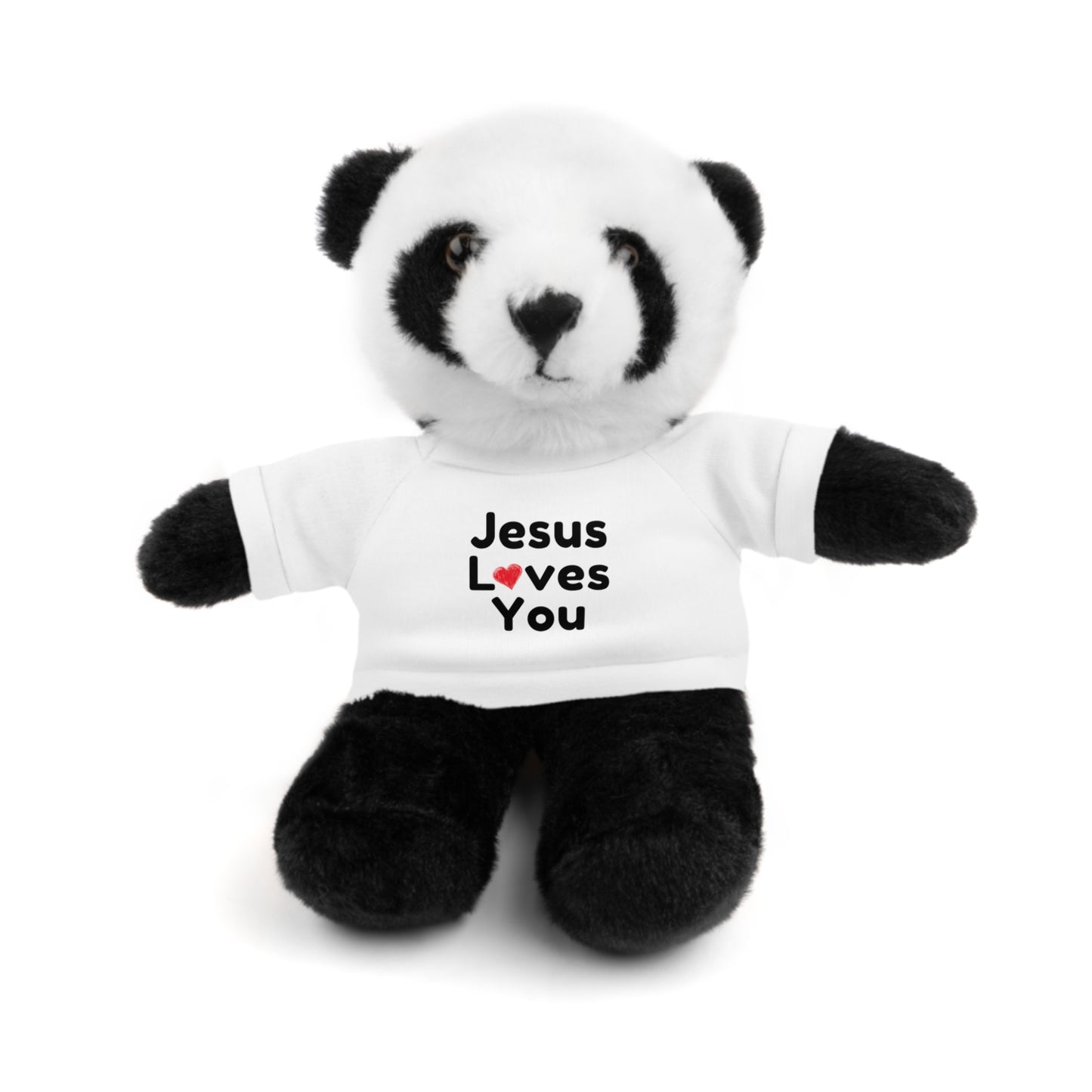 Jesus Loves You Plush Toy with Tee - Faith-inspired Stuffed Animal Gift