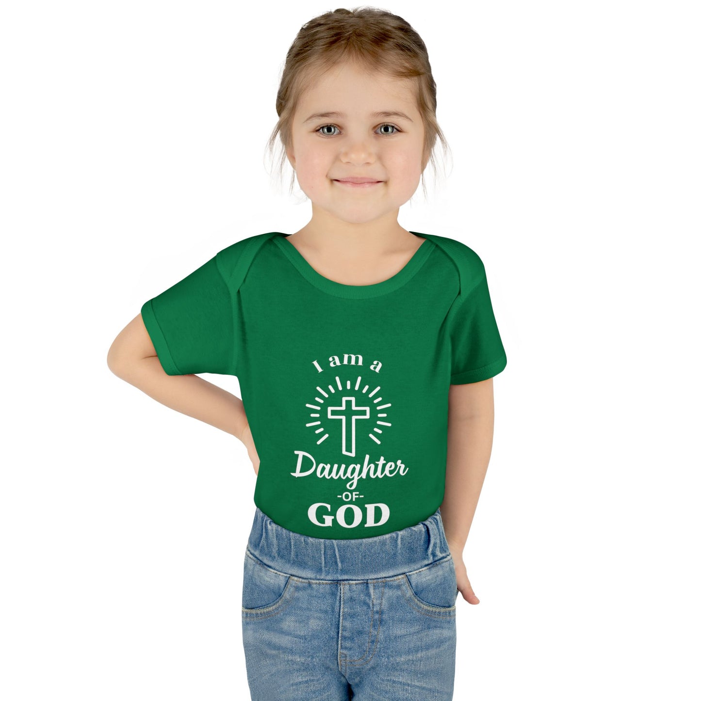 Daughter of God Infant Bodysuit - Cute Religious Baby Outfit