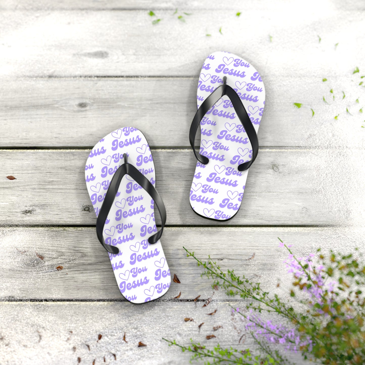 Step into Faith and Style – 'Love You Jesus' Summer Sandals for Women