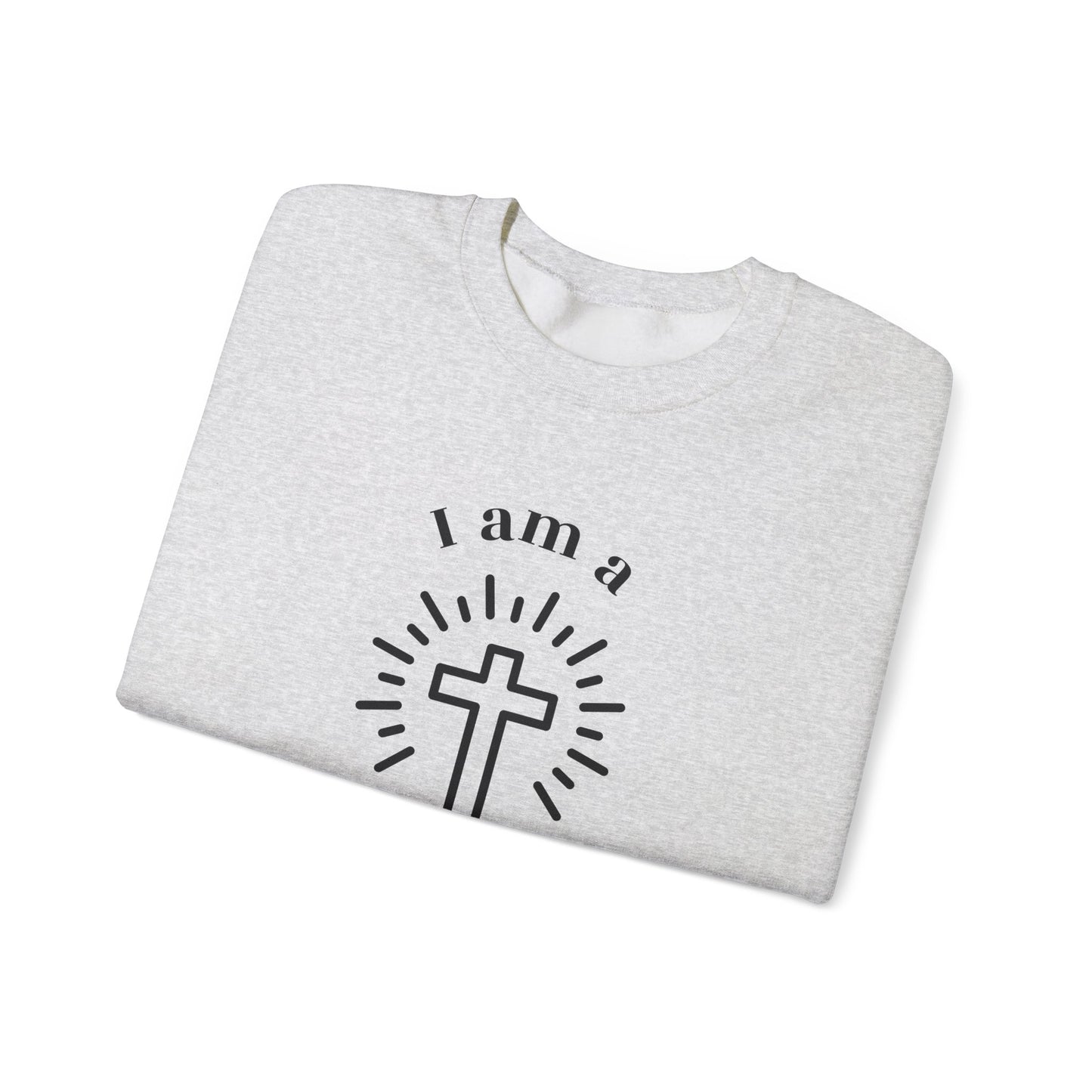 Daughter of God Crewneck Sweatshirt - Faith-Inspired Unisex Heavy Blend