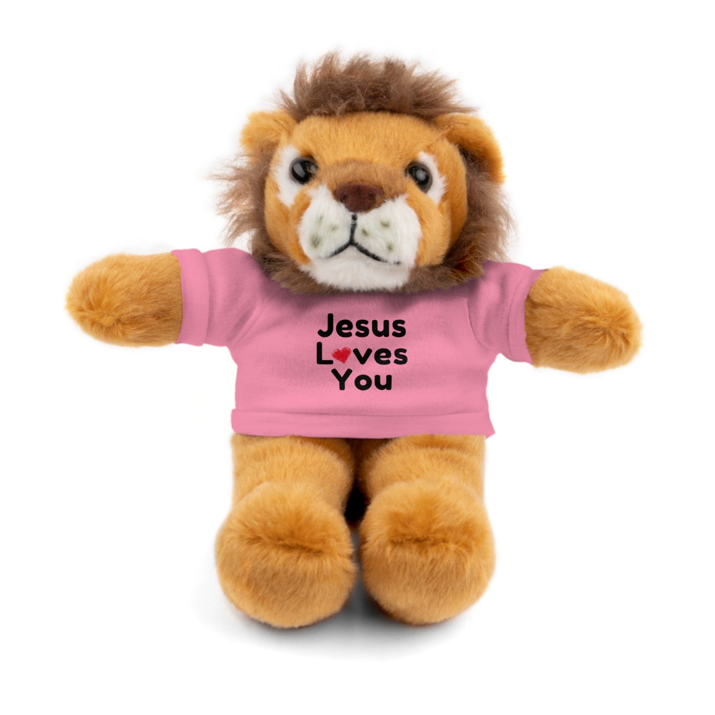 Jesus Loves You Plush Toy with Tee - Faith-inspired Stuffed Animal Gift