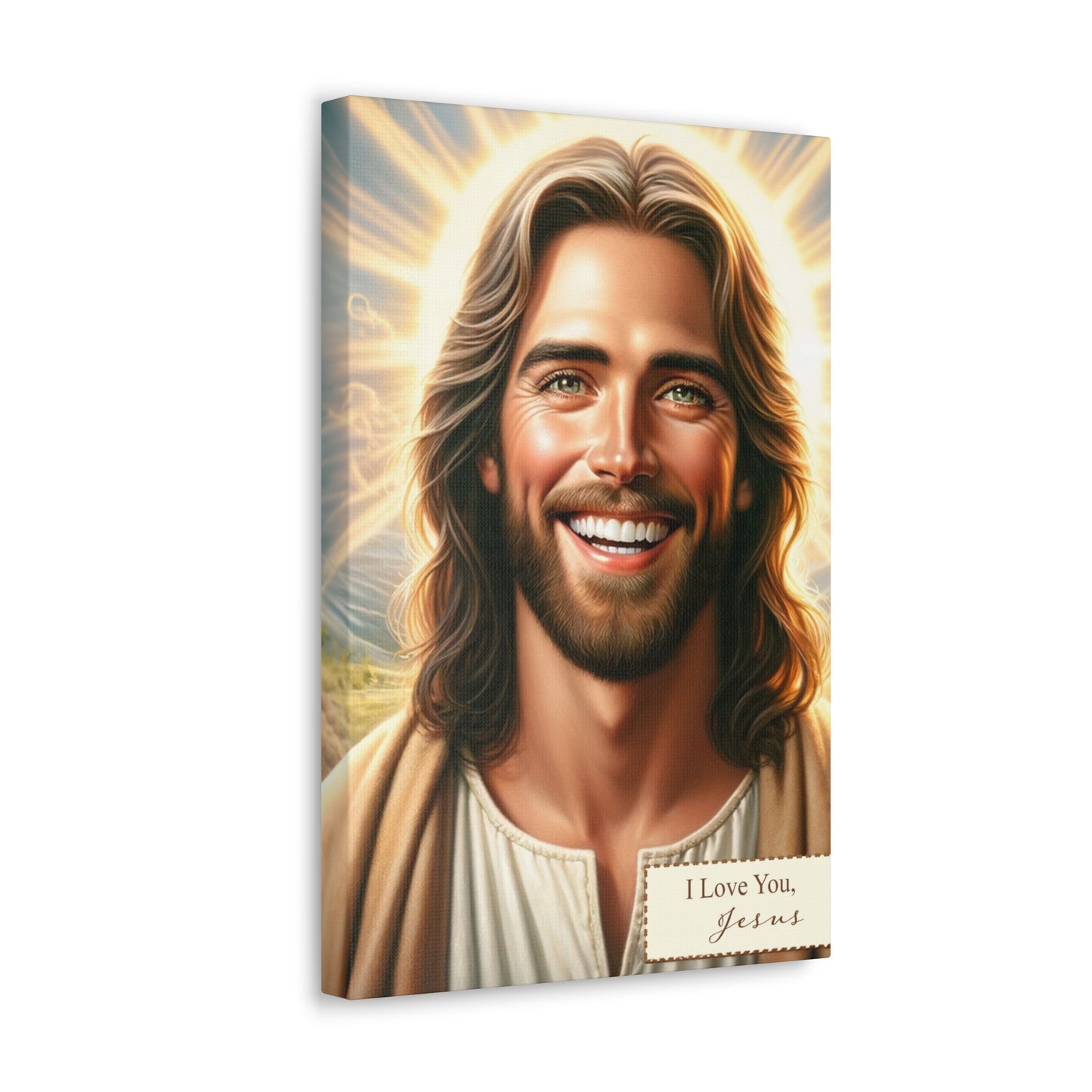 Sacred Love: Beautiful 'Jesus Loves You' Canvas Gallery Wraps