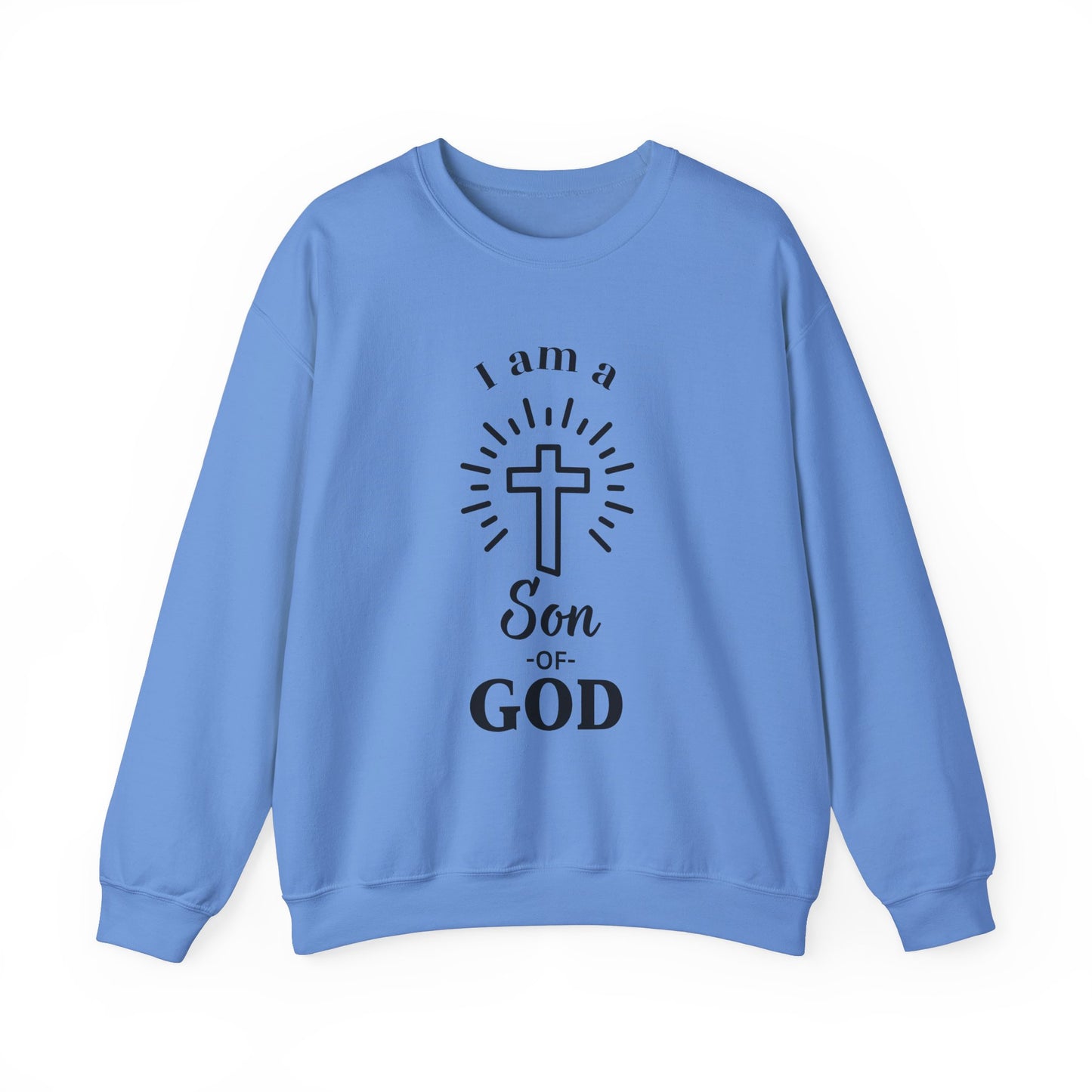 Unisex Christian Crewneck Sweatshirt - "I am a Son of God"