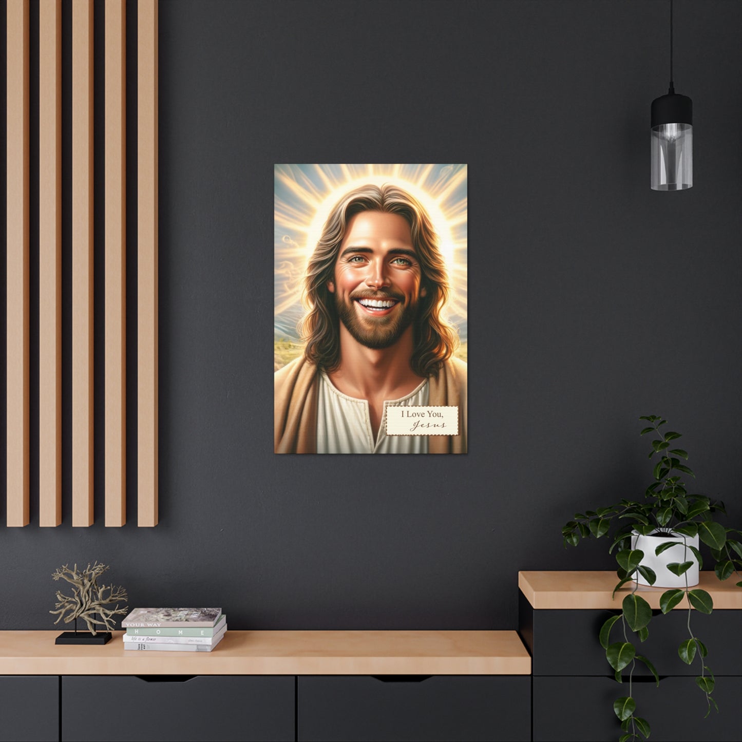 Sacred Love: Beautiful 'Jesus Loves You' Canvas Gallery Wraps