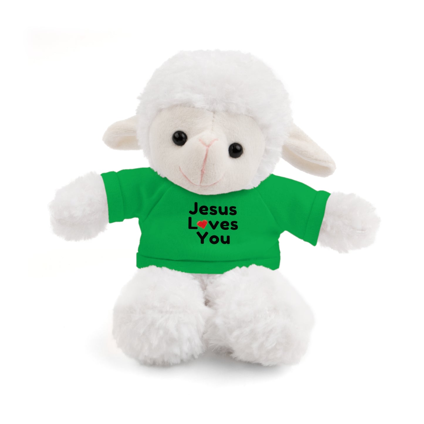 Jesus Loves You Plush Toy with Tee - Faith-inspired Stuffed Animal Gift
