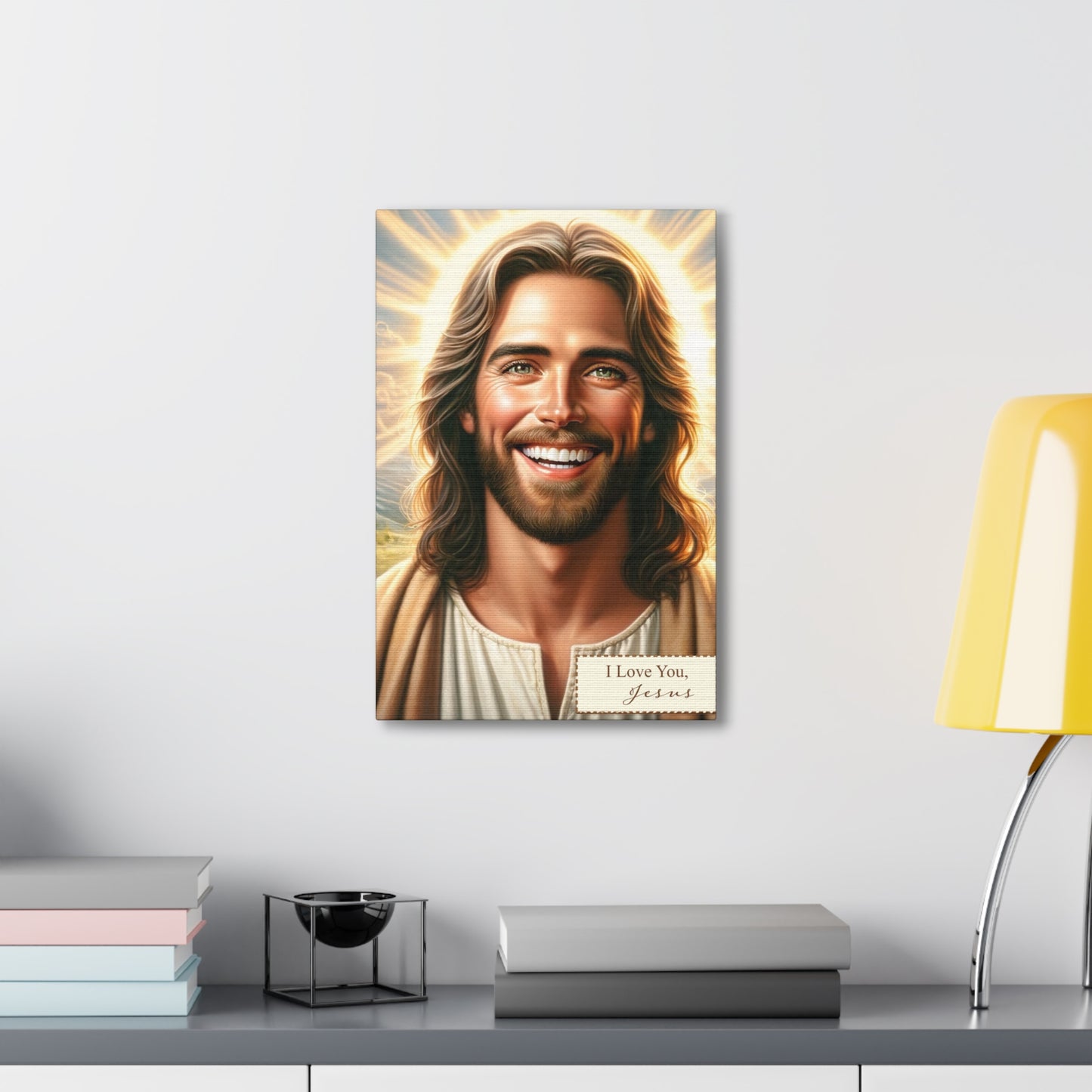 Sacred Love: Beautiful 'Jesus Loves You' Canvas Gallery Wraps