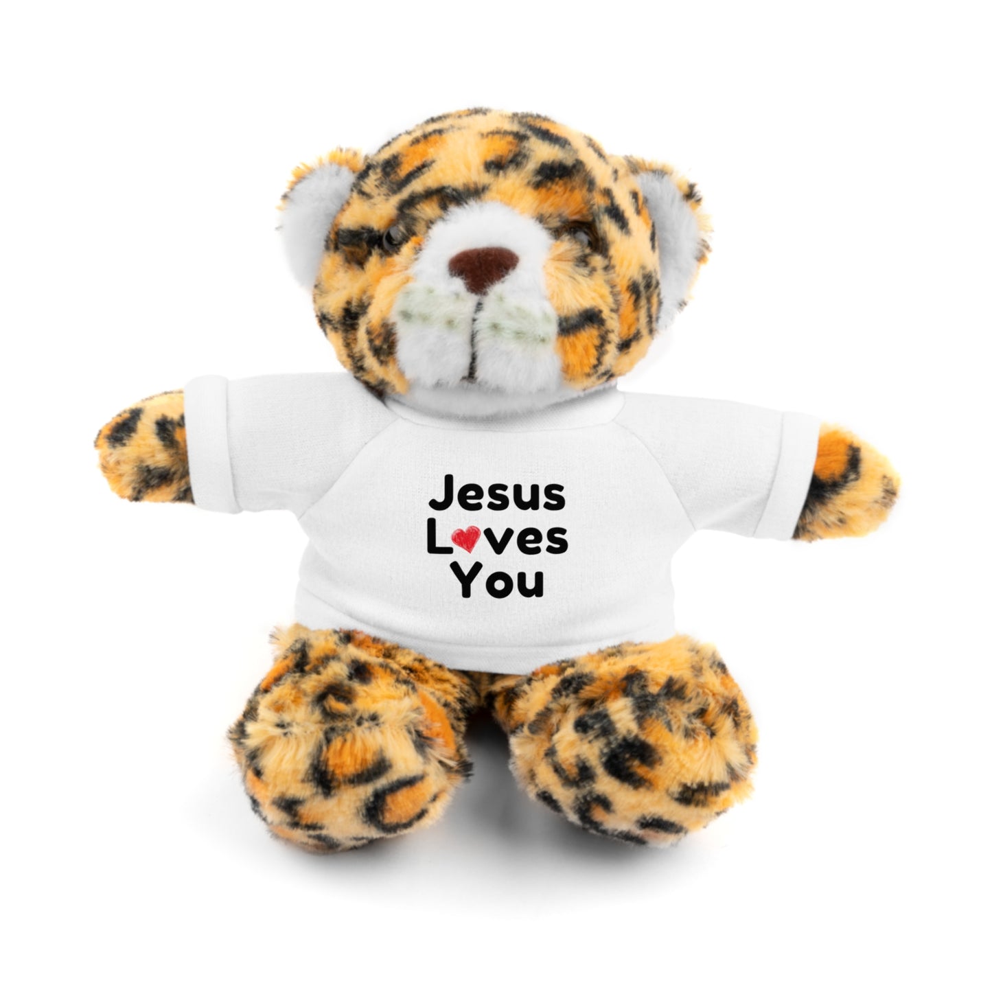 Jesus Loves You Plush Toy with Tee - Faith-inspired Stuffed Animal Gift