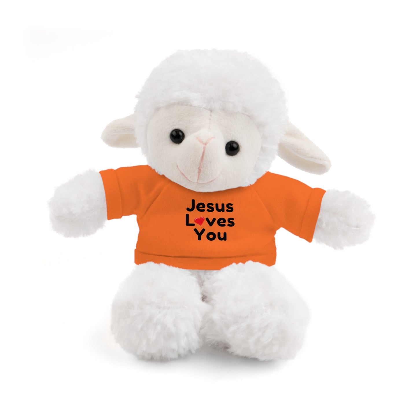 Jesus Loves You Plush Toy with Tee - Faith-inspired Stuffed Animal Gift