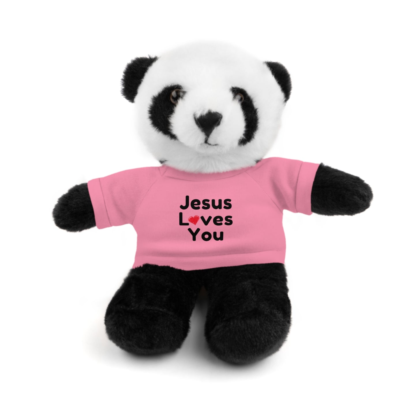 Jesus Loves You Plush Toy with Tee - Faith-inspired Stuffed Animal Gift
