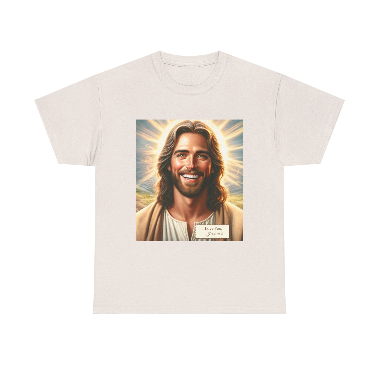 Faith-Inspired Fashion - Jesus Loves You Unisex Heavy Cotton Tee