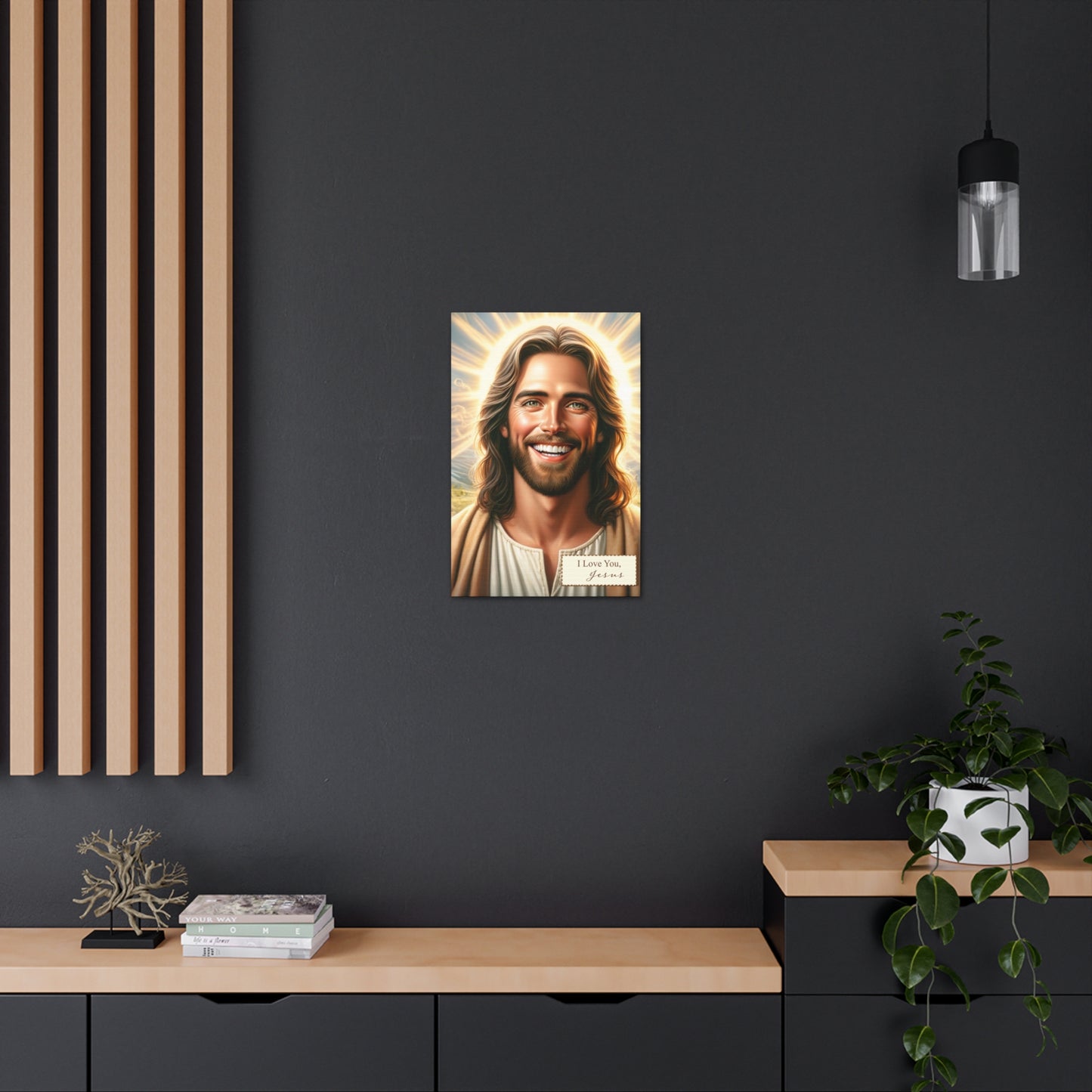 Sacred Love: Beautiful 'Jesus Loves You' Canvas Gallery Wraps