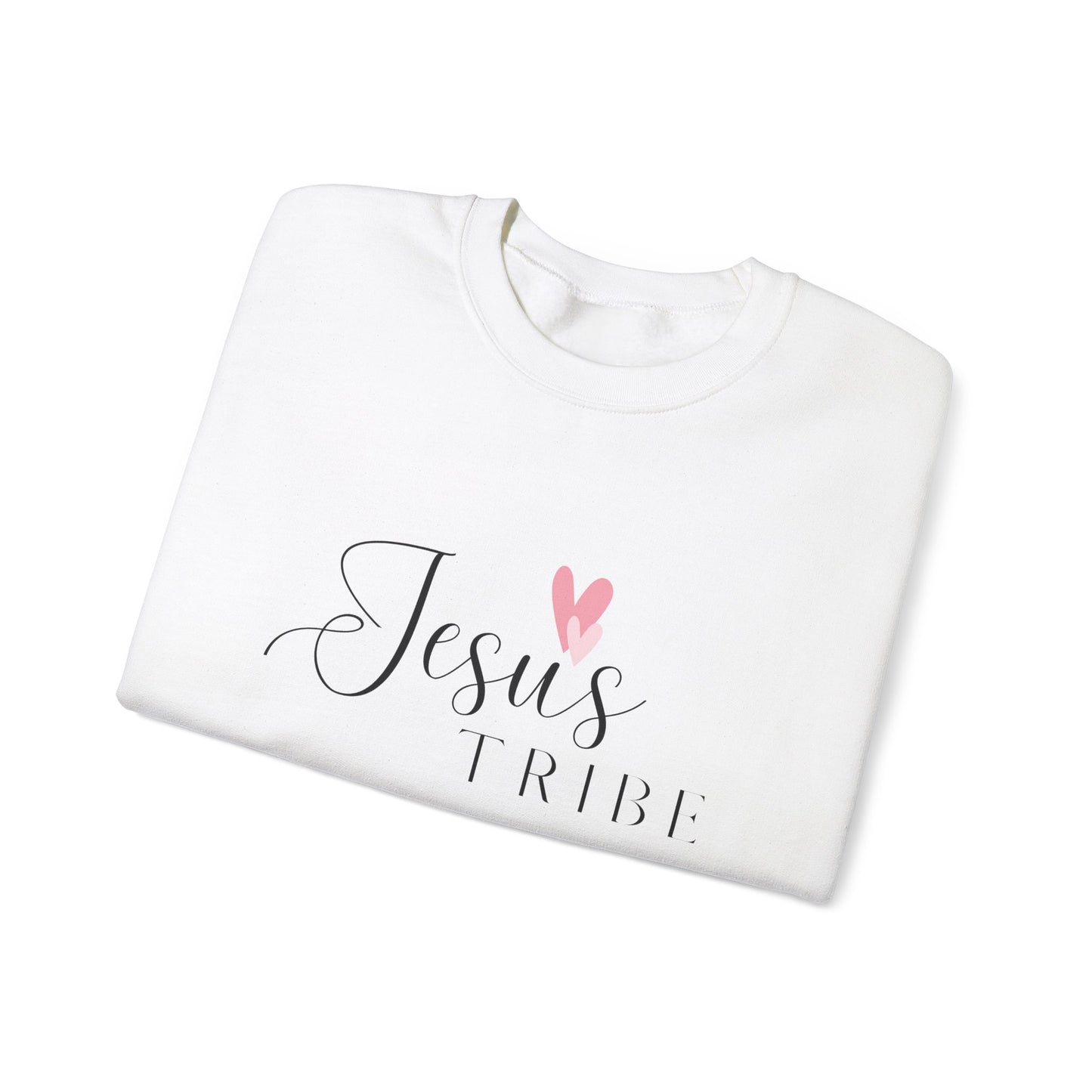 Embrace the Jesus Tribe: Women's Heavy Blend™ Crewneck Sweatshirt"\