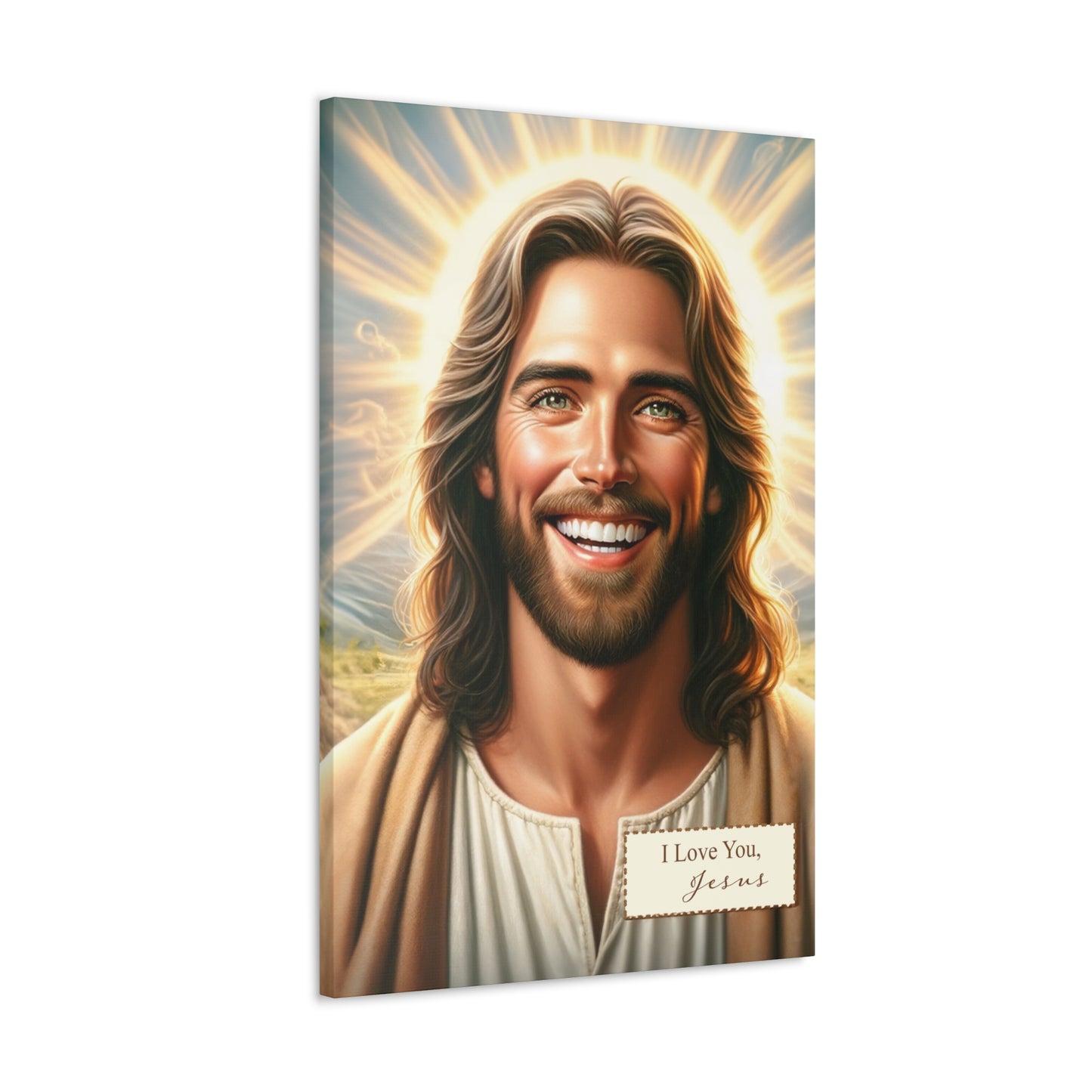 Sacred Love: Beautiful 'Jesus Loves You' Canvas Gallery Wraps