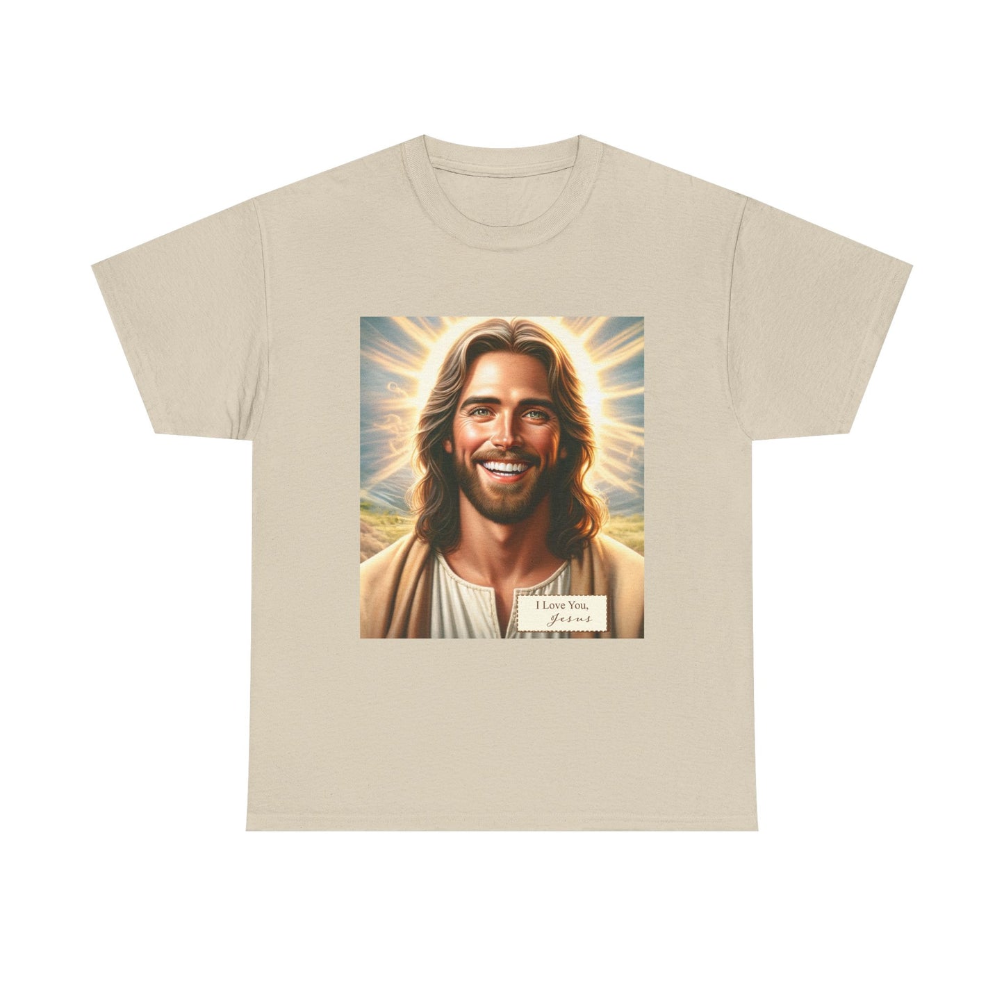 Faith-Inspired Fashion - Jesus Loves You Unisex Heavy Cotton Tee