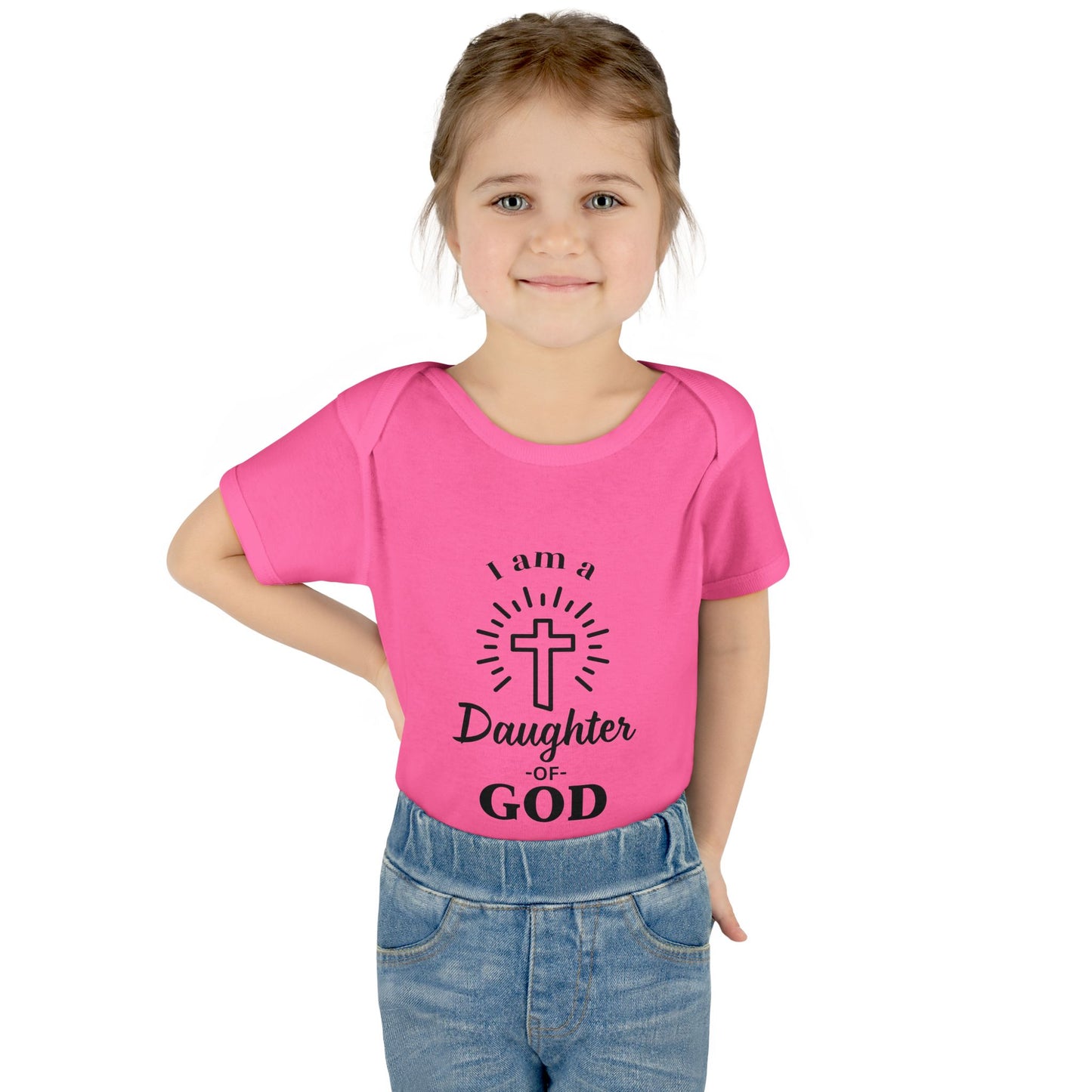 Daughter of God Infant Bodysuit - Cute Religious Baby Outfit