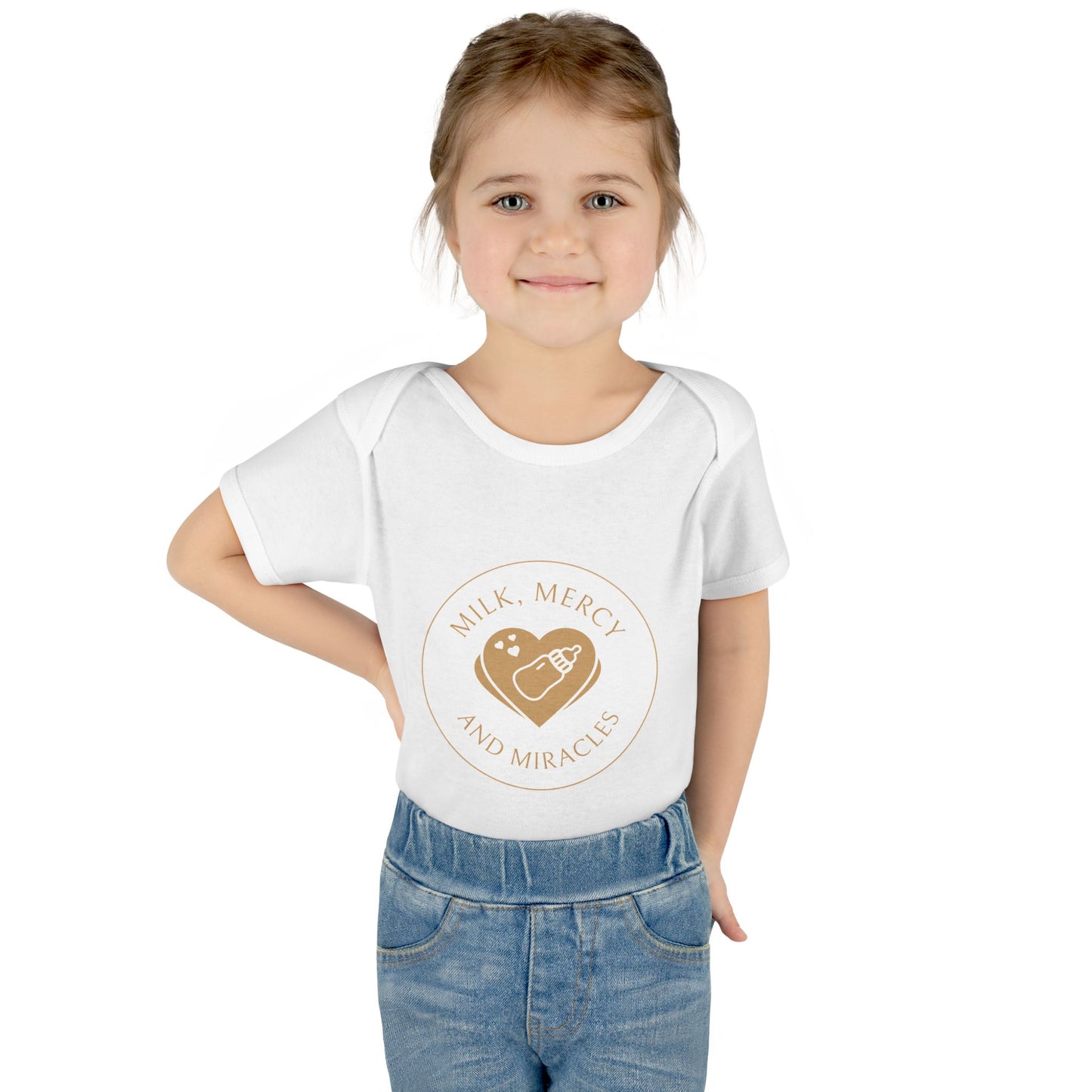 Milk, Mercy, and Miracles Infant and Toddler Onesie