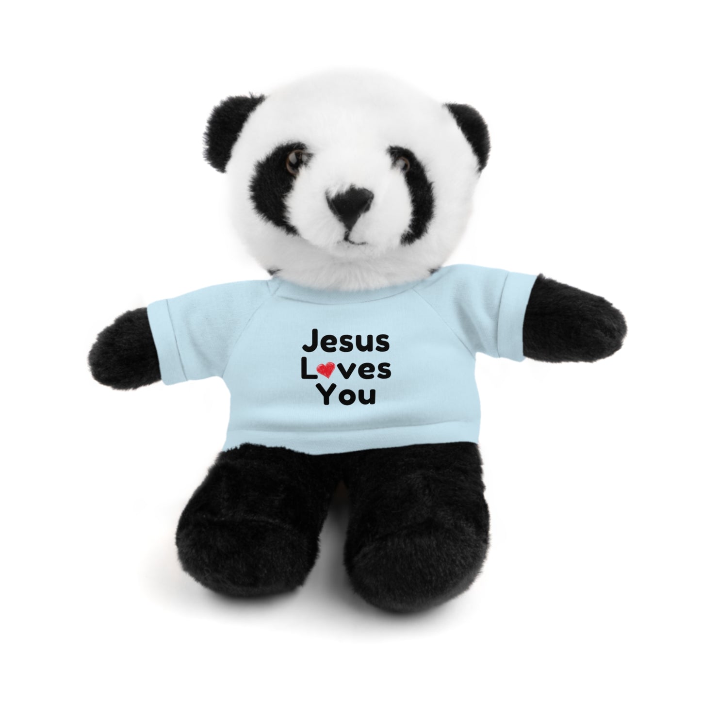 Jesus Loves You Plush Toy with Tee - Faith-inspired Stuffed Animal Gift