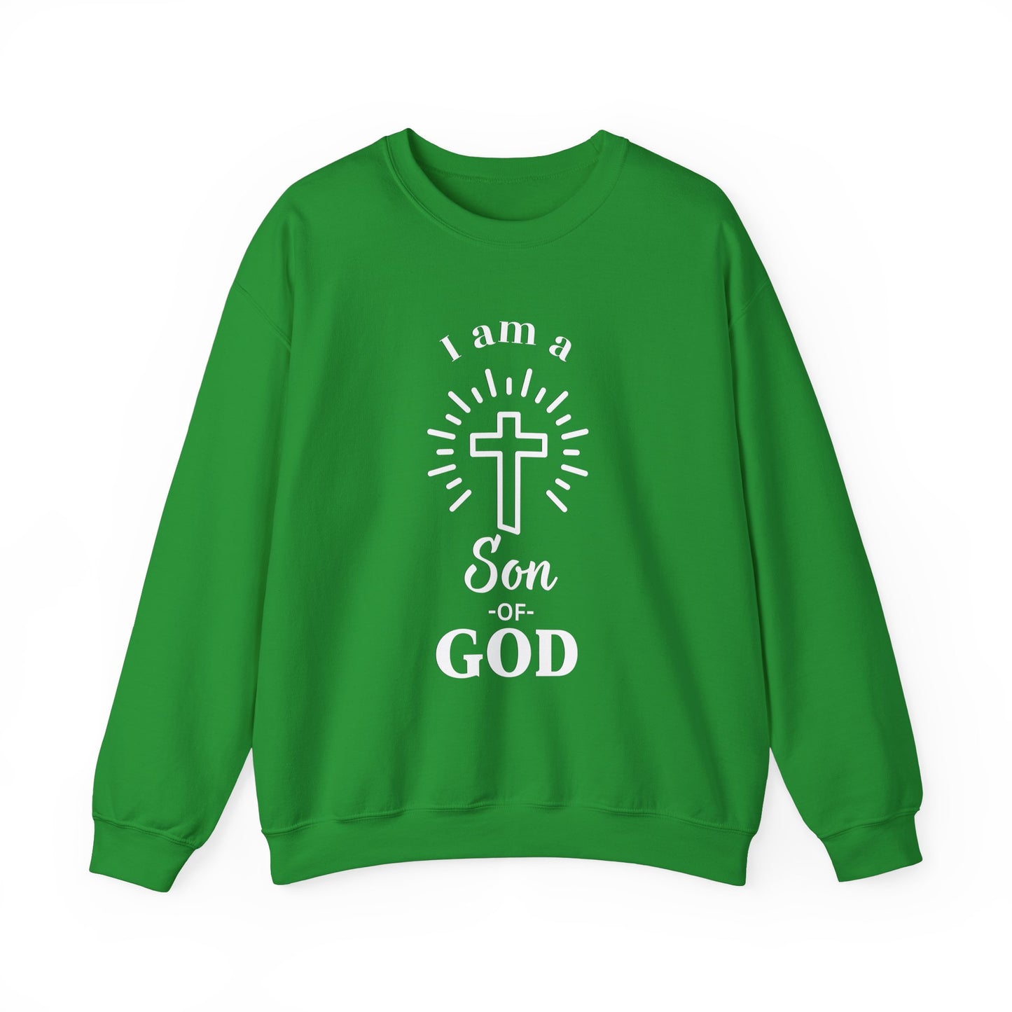 Unisex Christian Crewneck Sweatshirt - "I am a Son of God"