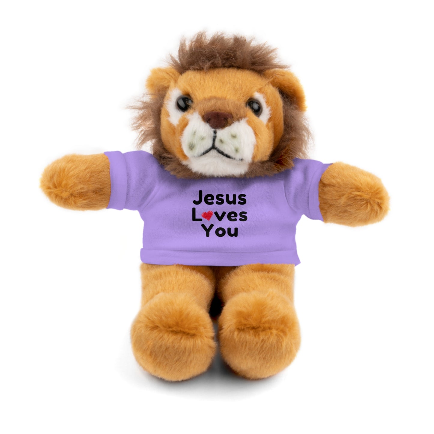 Jesus Loves You Plush Toy with Tee - Faith-inspired Stuffed Animal Gift