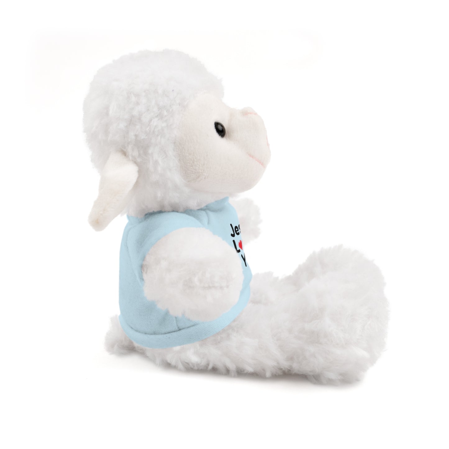 Jesus Loves You Plush Toy with Tee - Faith-inspired Stuffed Animal Gift