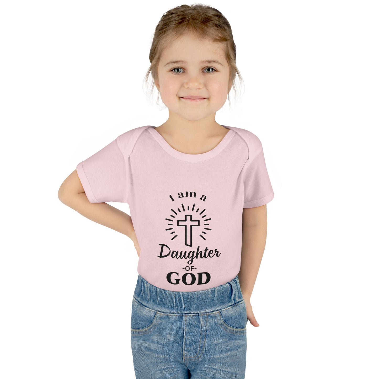Daughter of God Infant Bodysuit - Cute Religious Baby Outfit